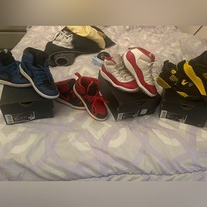 Jordan’s 1 retro and Jordan’s 4 retro for toddler size 10c